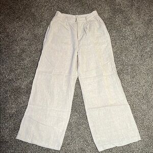 DISSH, Natural Linen Pants, Size 4